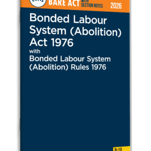 Taxmann's Bonded Labour System (Abolition) Act 1976 Bare Act 2026