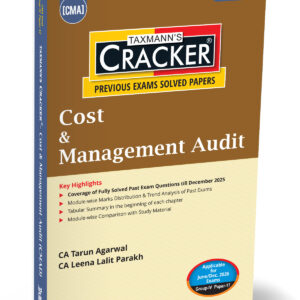 Taxmann’s Cost & Management Audit (CMAD) Cracker for CMA Final Group IV Paper 17 June/Dec. 2026 Exam