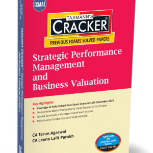 Taxmann’s Strategic Performance Management and Business Valuation (SPMBV) Cracker for CMA Final Group IV Paper 20A June/Dec. 2026 Exam
