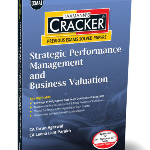 Taxmann’s Strategic Performance Management and Business Valuation (SPMBV) Cracker for CMA Final Group IV Paper 20A Dec. 2026 Exam