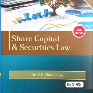 LMP's Share Capital and Securities Law by Dr K R Chandratre