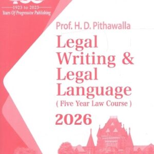 Jhabvala Notes on Legal Writing & Legal Language (Five Year Law Course)