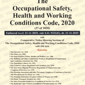 Whitesmann's The Occupational Safety, Health and Working Conditions Code, 2020 Bare Act 2026