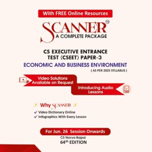Shuchita Prakashan's Economic and Business Environment Scanner for CSEET Paper 3 June 2026 Exam