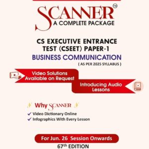 Shuchita Prakashan's Business Communication Scanner for CSEET Paper 1 June 2026 Exam