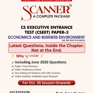 Shuchita Prakashan's Economic and Business Environment Scanner for CSEET Paper 3 October 2026 Exam