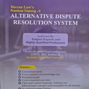 Deccan Law's Practical Training - II Alternative Dispute Resolution System [ADR]