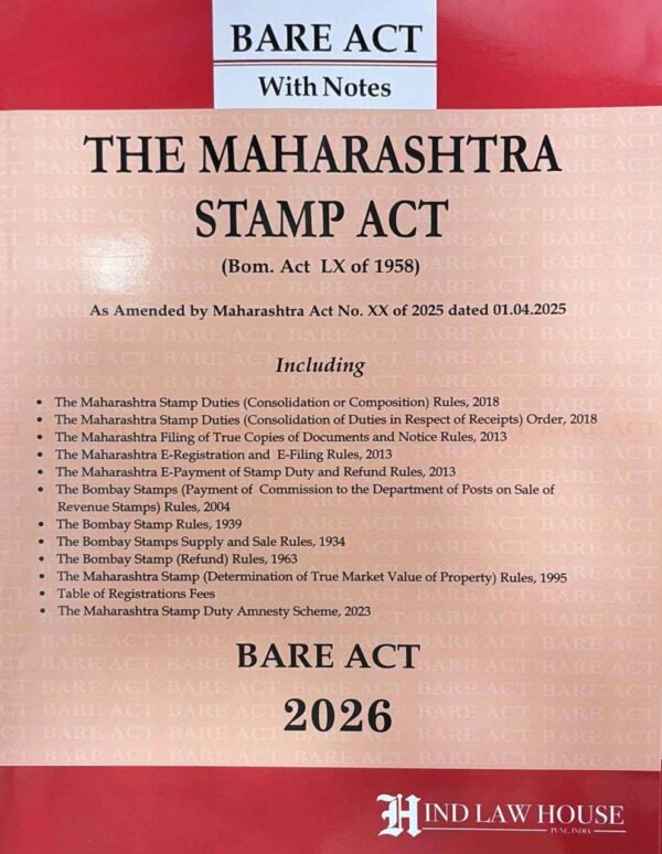 The Maharashtra Stamp Act Bare Act 2026 by Hind Law House | Free ...