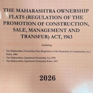 The Maharashtra Ownership Flats (Regulation Of The Promotion Of Construction, Sale, Management And Transfer) Act, 1963 Bare Act 2026