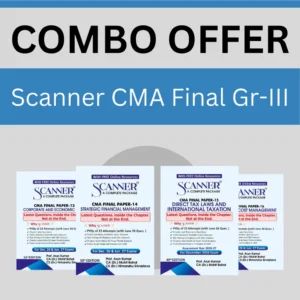 Shuchita Prakashan’s CMA Final Group 3 Scanner Combo For December 2026