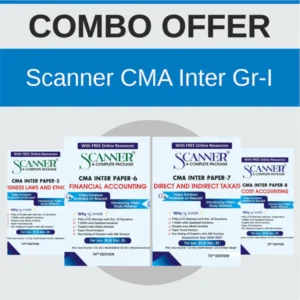 Shuchita Prakashan's CMA Inter Group 1 Scanner Combo For June 2026