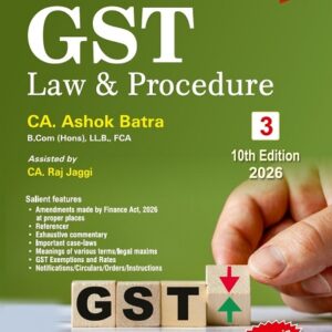 Bharat's GST Law & Procedure [In 3 Vols.]