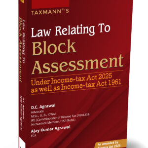 Taxmann's Law Relating To Block Assessment