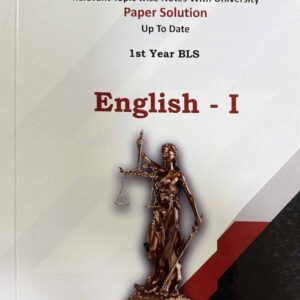 Aarti & Co.’s English - I | Law Revision Paper Solution for BLS