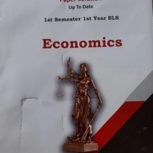 Aarti & Co.’s Economics | Law Revision Paper Solution for BLS