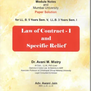Aarti & Co.'s Law of Contract - I and Specific Relief | Free Shipping