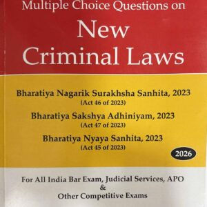 Professional's Multiple Choice Questions on New Criminal Laws