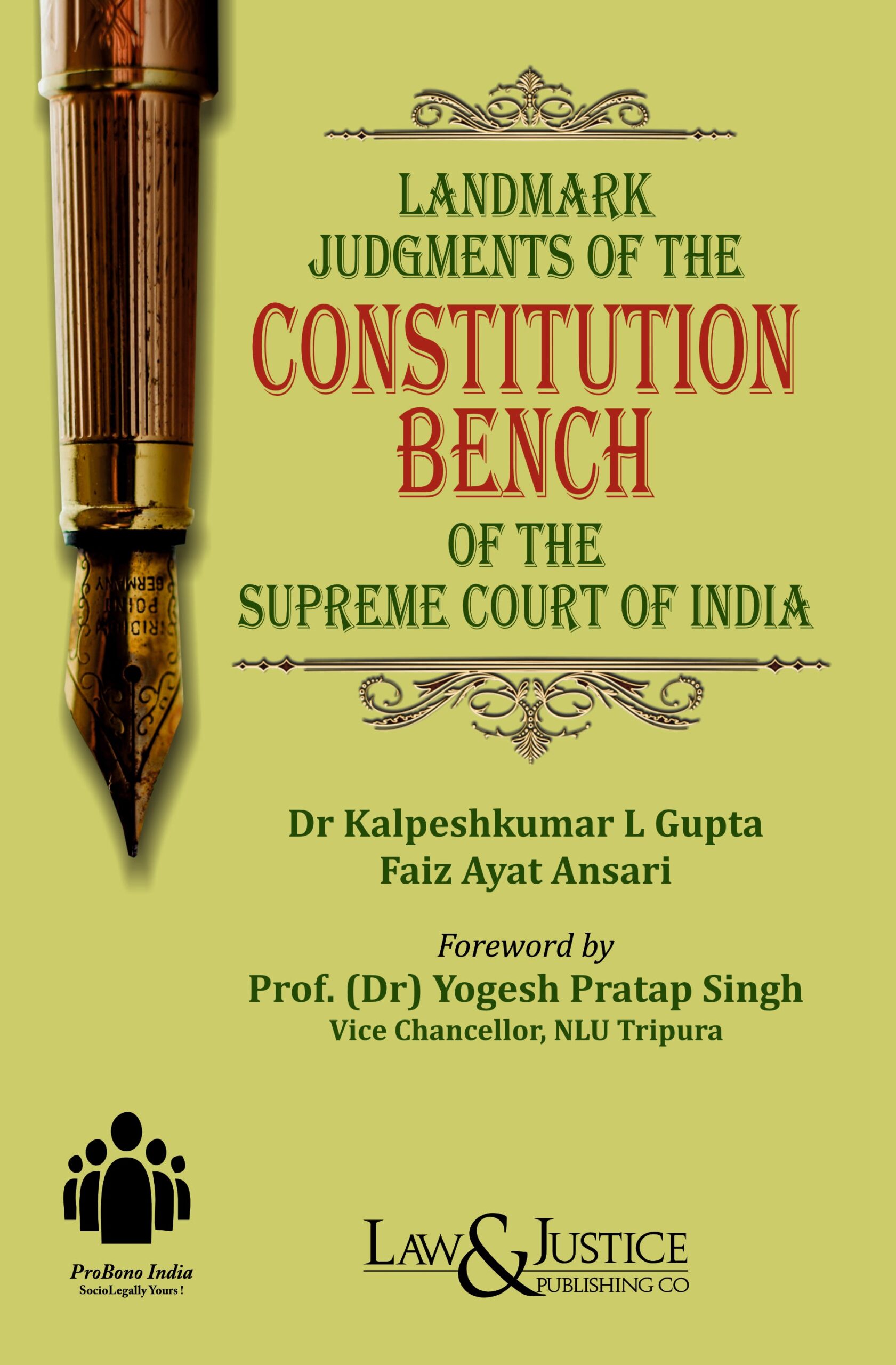 Law & Justice's Landmark Judgments of the Constitution Bench of the Supreme Court of India