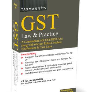 Taxmann's GST Law & Practice