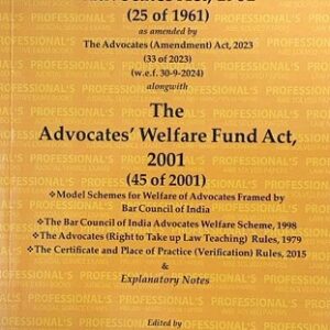 Professional's The Advocates Act, 1961 Bare Act 2026