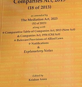Professional’s The Companies Act, 2013 Bare Act 2026