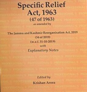Professional's The Specific Relief Act, 1963 Bare Act 2026
