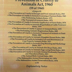 Professional’s The Prevention of Cruelty to Animals Act, 1960 Bare Act 2026