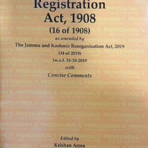 Professional's The Registration Act, 1908 Bare Act 2026