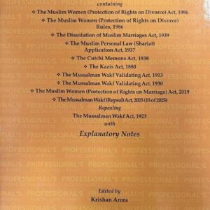 Professional's Muslim Laws Bare Act 2026