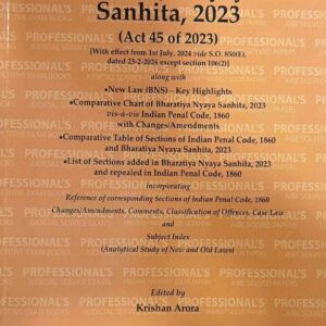 Professional's The Bhartiya Nyaya Sanhita, 2023 [BNS] Bare Act 2026