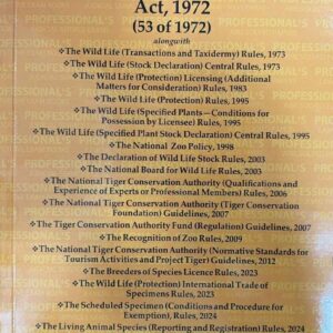 Professional's The Wild Life (Protection) Act, 1972 Bare Act 2026