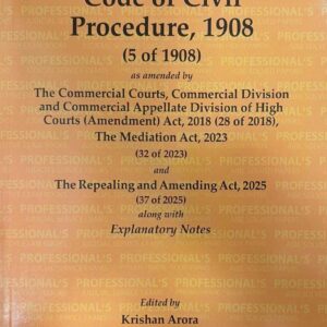 Professional's The Code of Civil Procedure, 1908 [CPC] Bare Act 2026
