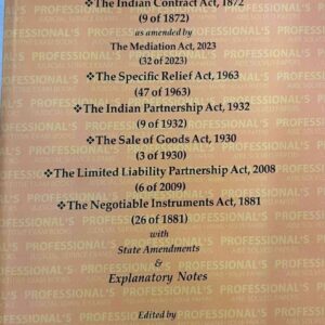 Professional's Law of Contract Bare Act 2026
