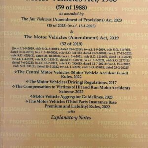 Professional's The Motor Vehicles Act, 1988 Bare Act 2026