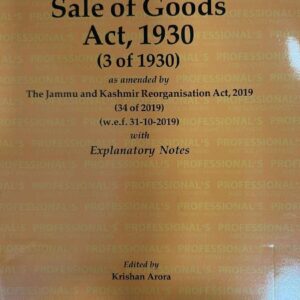 Professional's The Sale of Goods Act, 1930 Bare Act 2026