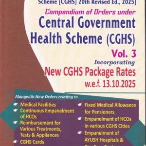 Nabhi's Compendium of Orders Under Central Government Health Scheme (CGHS) [3 Vols.]