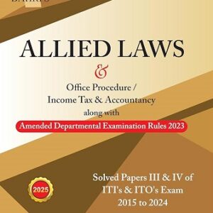Bahri's Allied Laws & Office Procedure/ Income Tax & Accountancy
