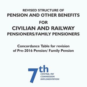 Bahri's Revised Structure of Pension and Other Benefits for CIVILIAN and RAILWAY Pensioners/ Family Pensioners