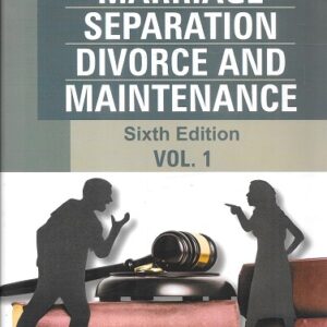Mookerjee's Marriage, Separation, Divorce and Maintenance