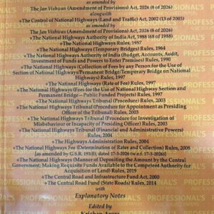 Professional's The National Highways Act, 1956 Bare Act 2026