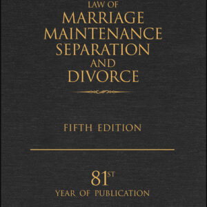 LexisNexis's Law of Marriage, Maintenance, Separation and Divorce