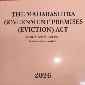 Hind's The Maharashtra Government Premises (Eviction) Act Bare Act 2026