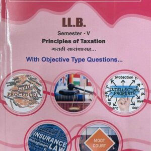 Saraswati’s Principles of Taxation for LLB Semester V