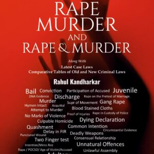 Kandharkar’s Digest Of Supreme Court On Rape Murder and Rape & Murder