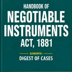 Kharbanda & Kharbanda's Handbook of Negotiable Instruments Act 1881